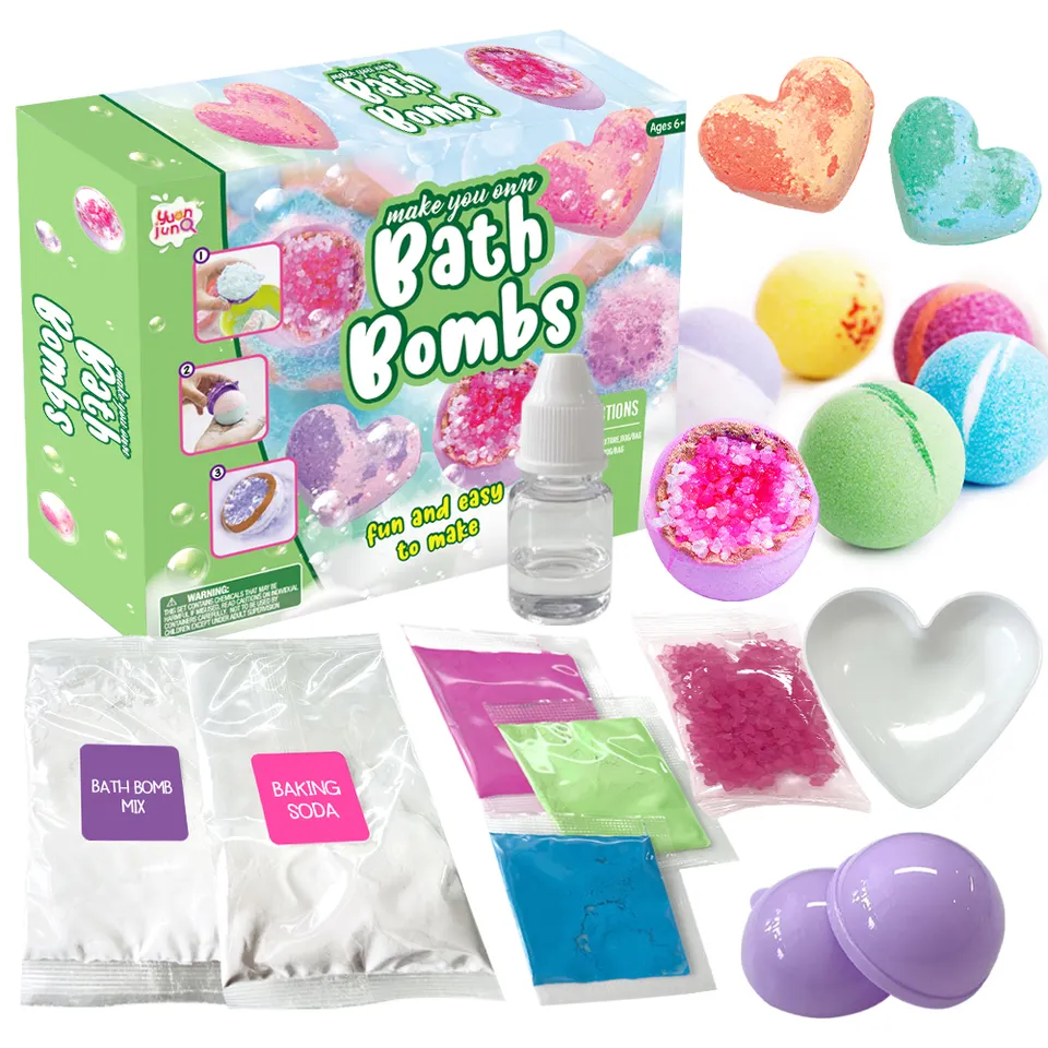 Kit per realizzare bombe da bagno